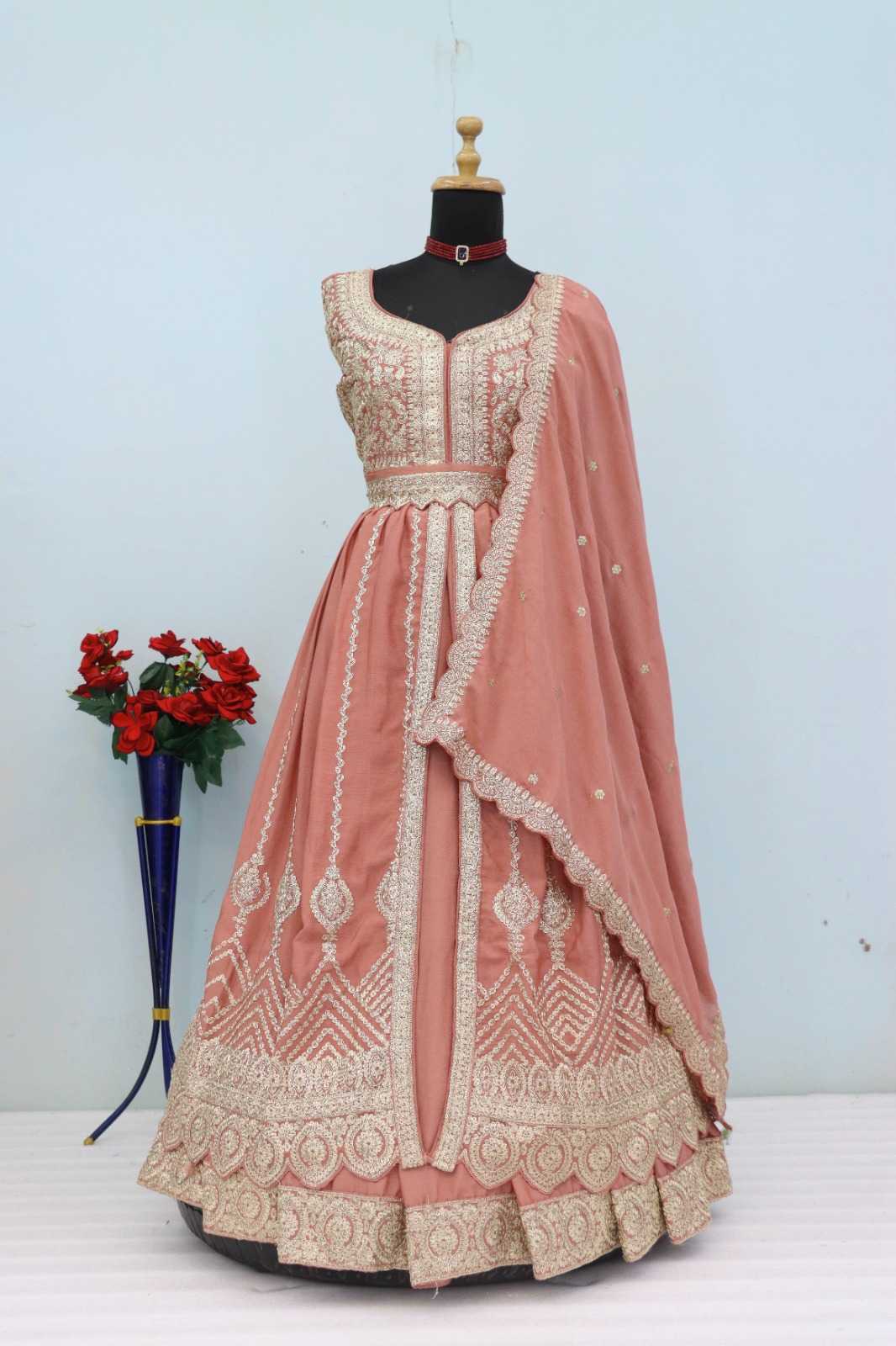 Chinon Embroidery Gown