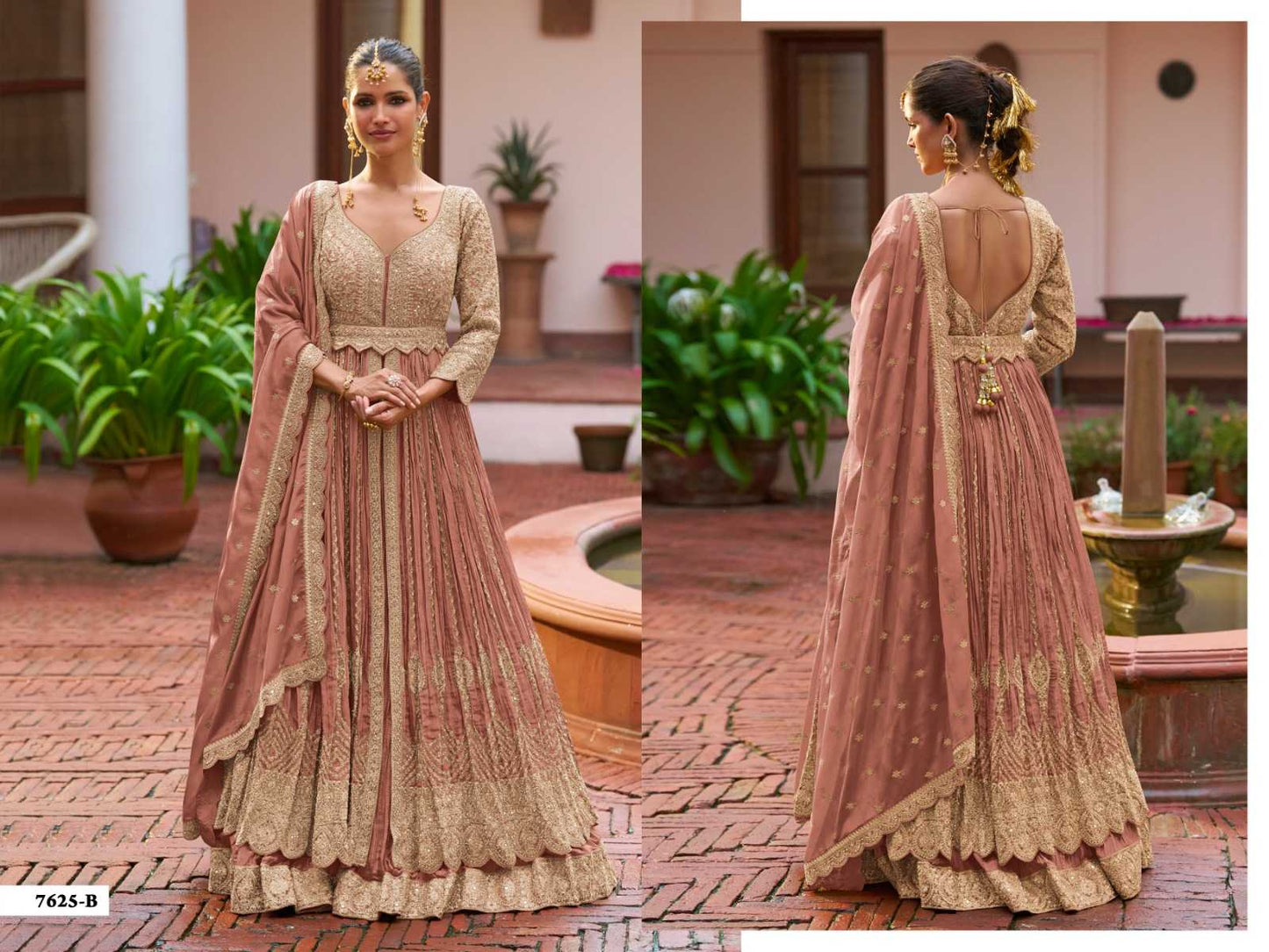 Chinon Embroidery Gown