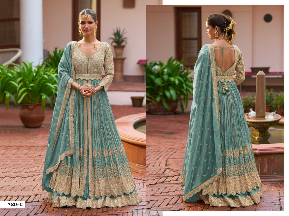 Chinon Embroidery Gown