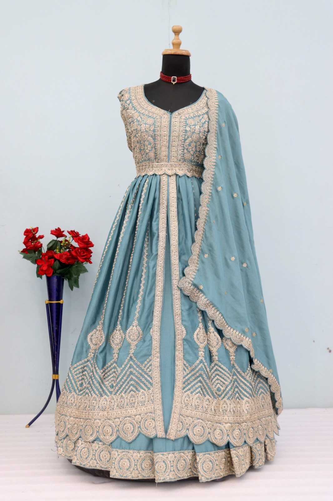 Chinon Embroidery Gown