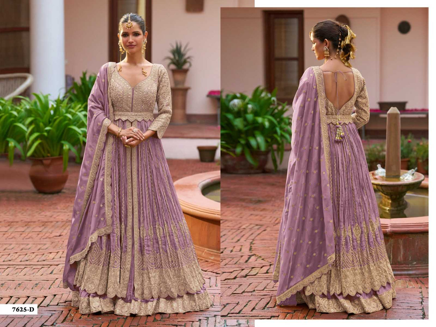 Chinon Embroidery Gown