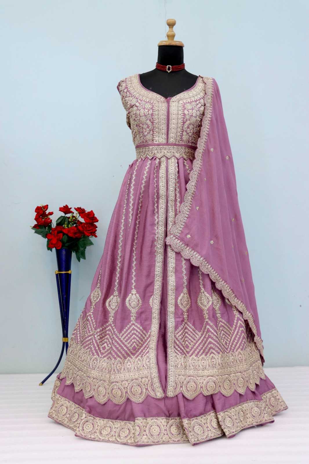 Chinon Embroidery Gown