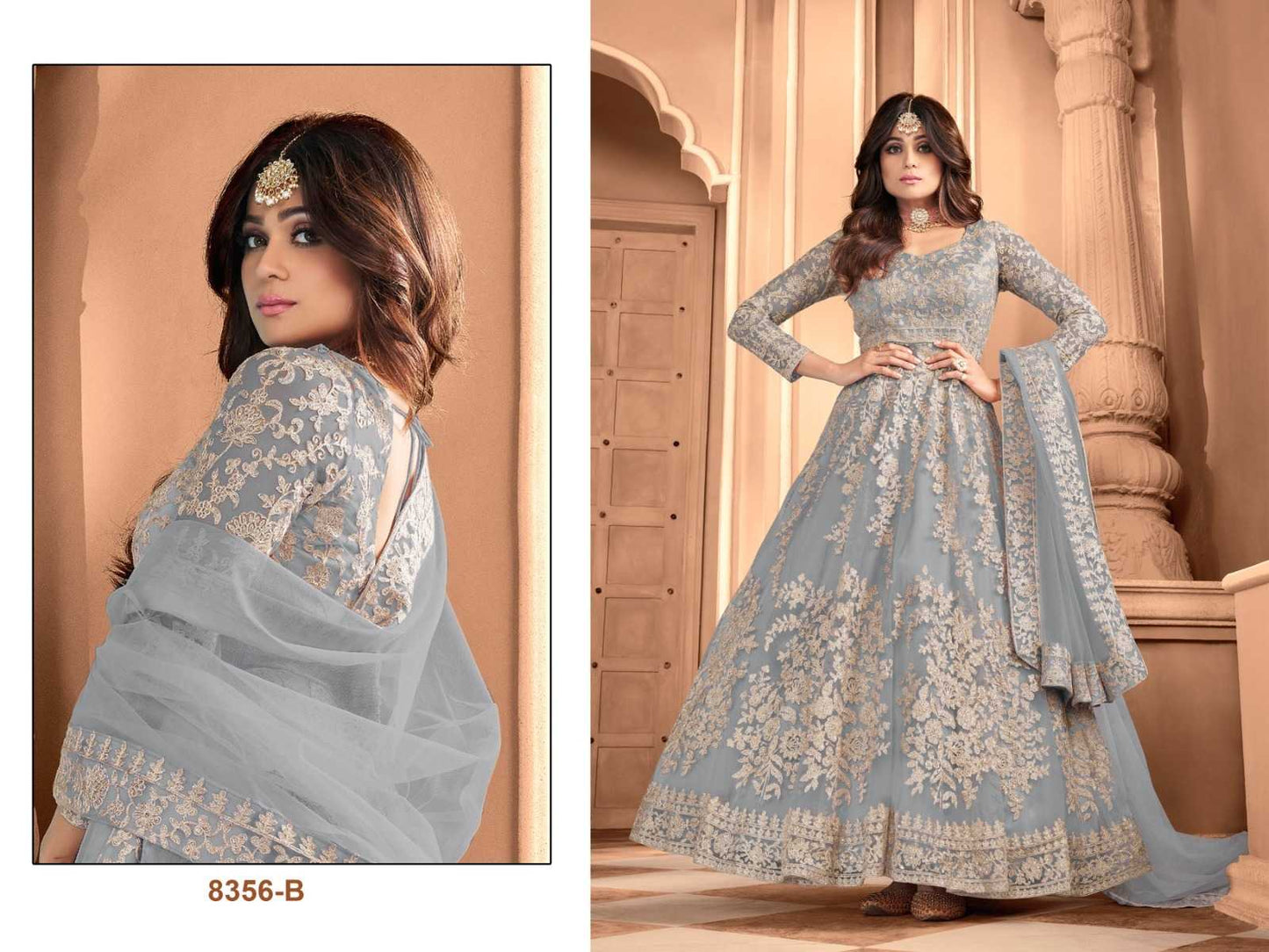 Embroidery Gown