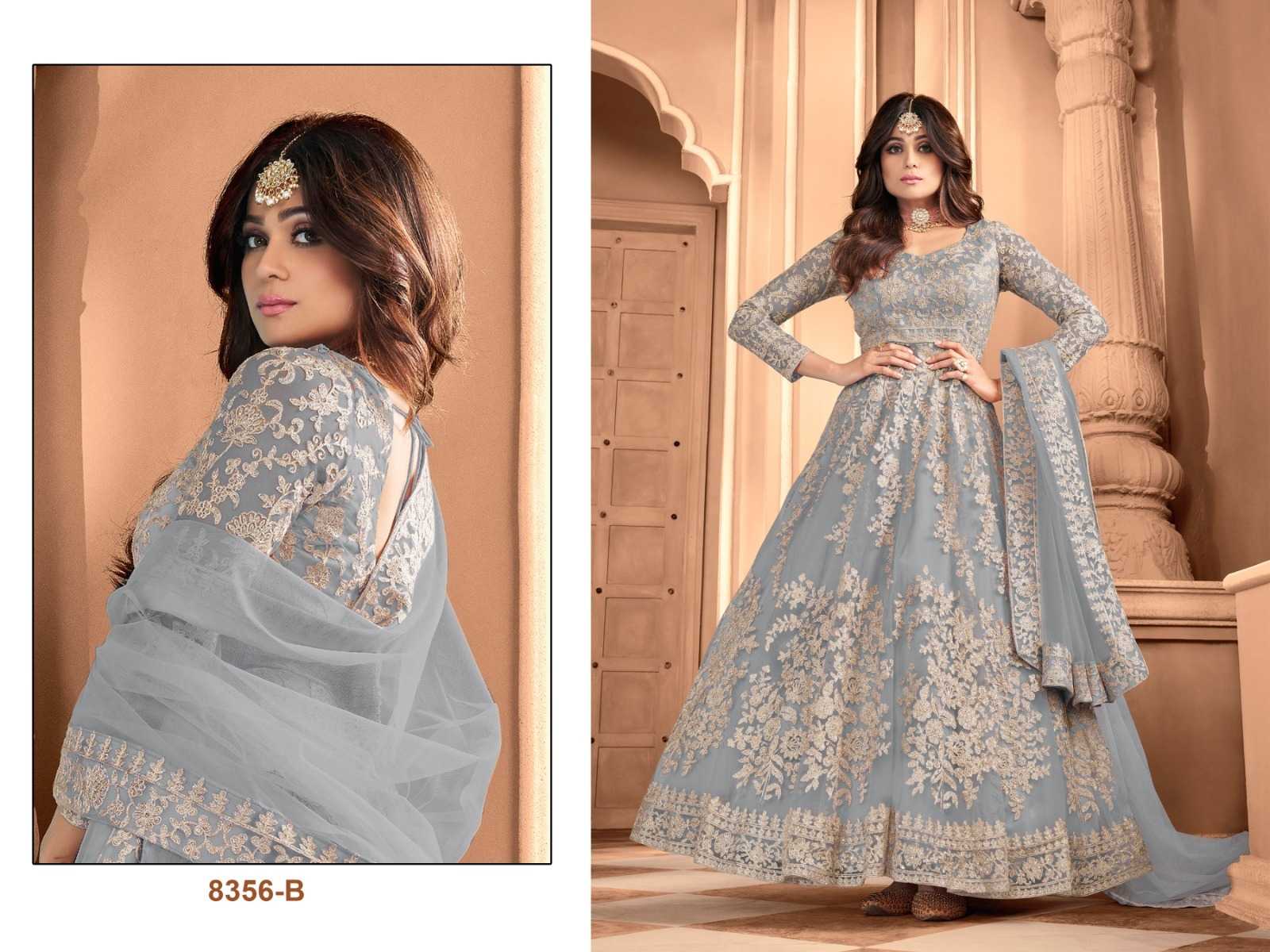 Embroidery Gown