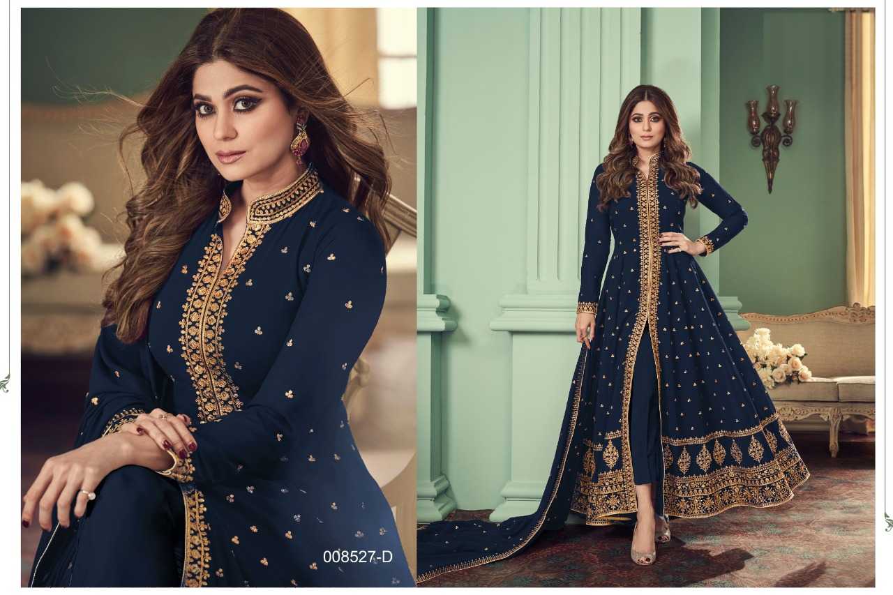 Faux Georgette Embroidery Suit