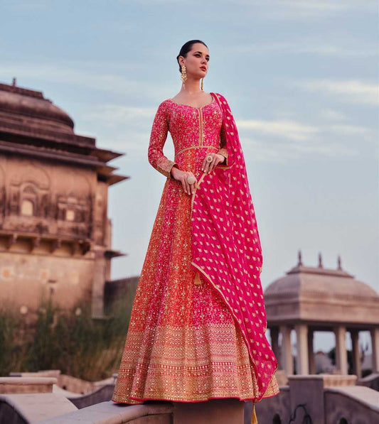 Aashirwad Georgette Embroidery Gown