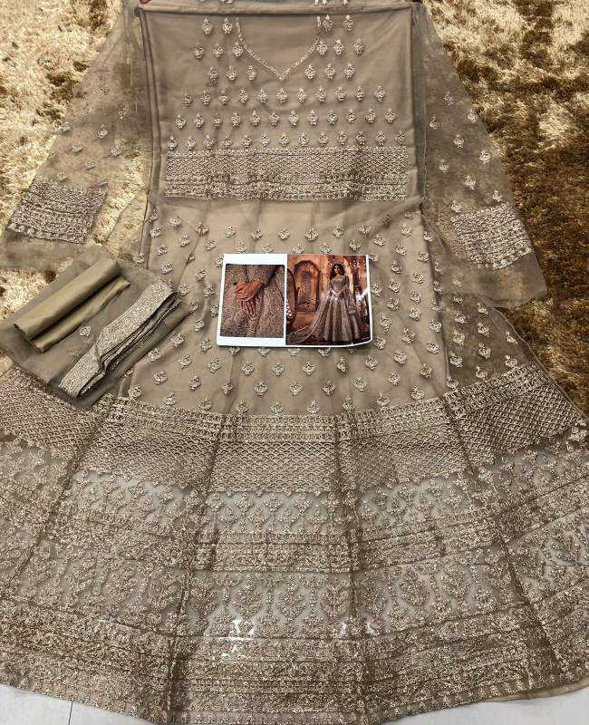 Net Embroidery Suit