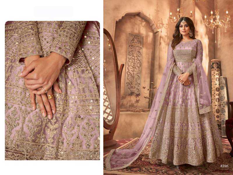 Net Embroidery Suit