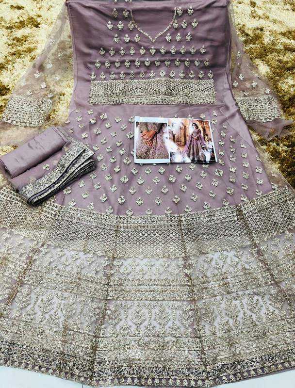 Net Embroidery Suit