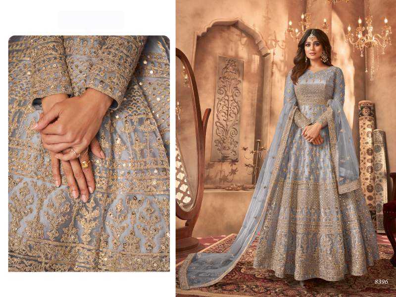 Net Embroidery Suit