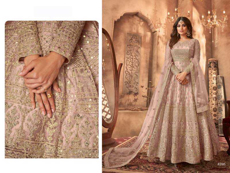 Net Embroidery Suit
