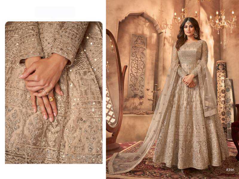 Net Embroidery Suit