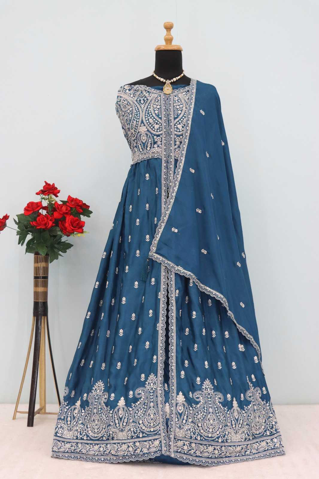 Chinon Embroidery Gown