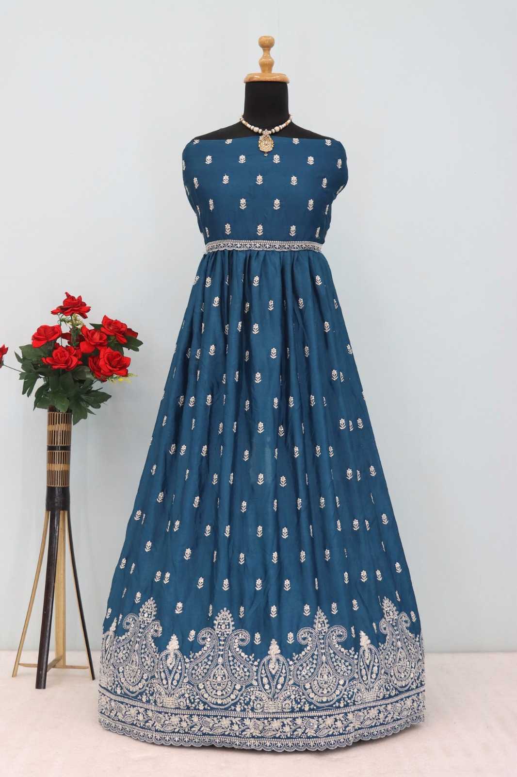 Chinon Embroidery Gown