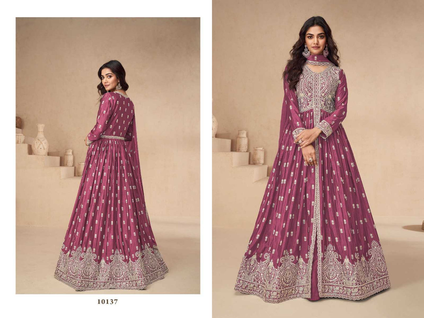 Chinon Embroidery Gown