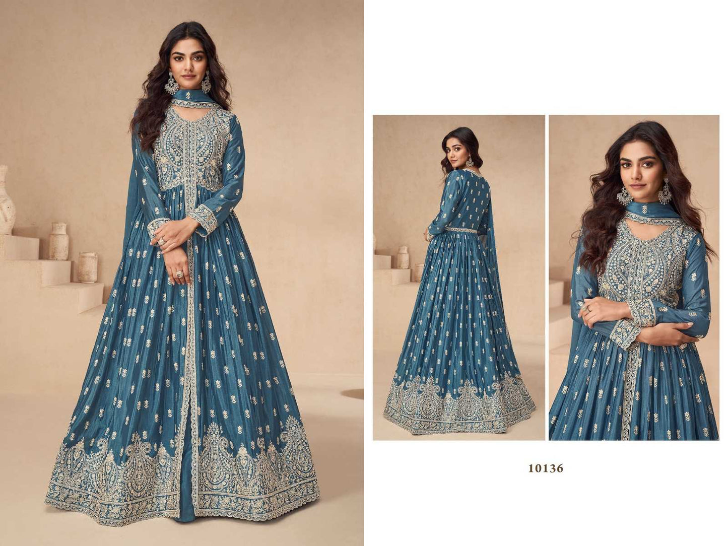 Chinon Embroidery Gown