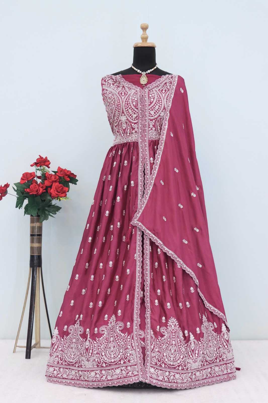 Chinon Embroidery Gown