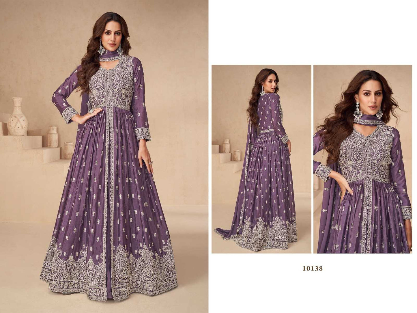 Chinon Embroidery Gown