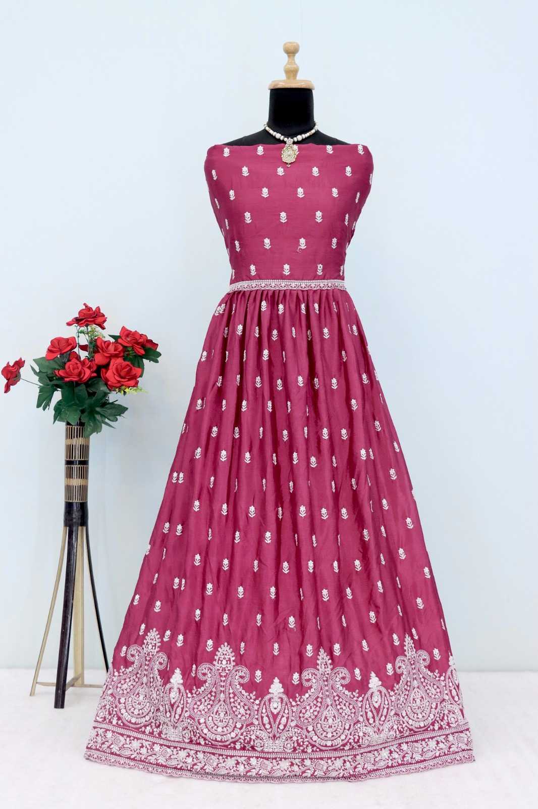 Chinon Embroidery Gown