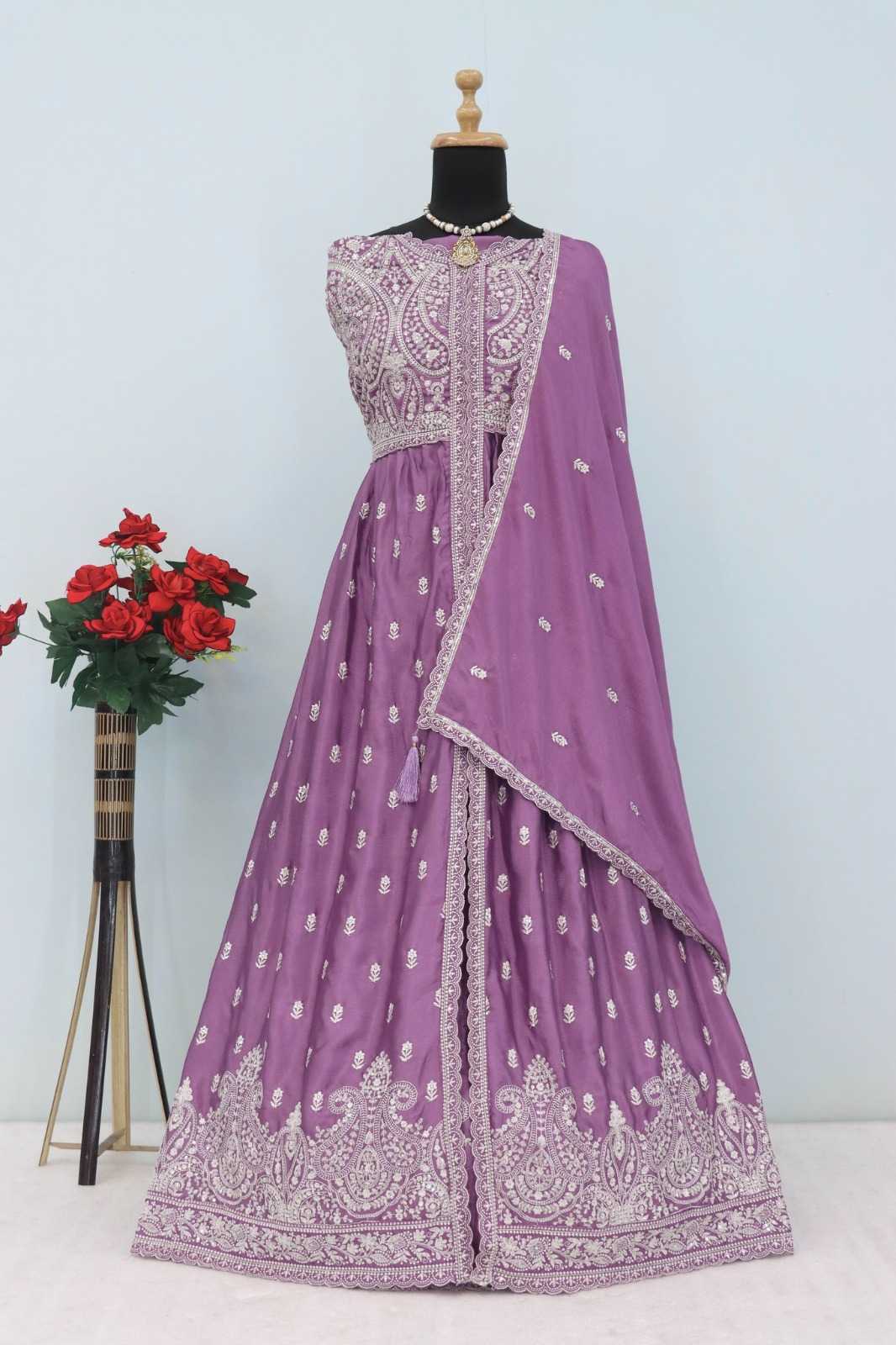 Chinon Embroidery Gown