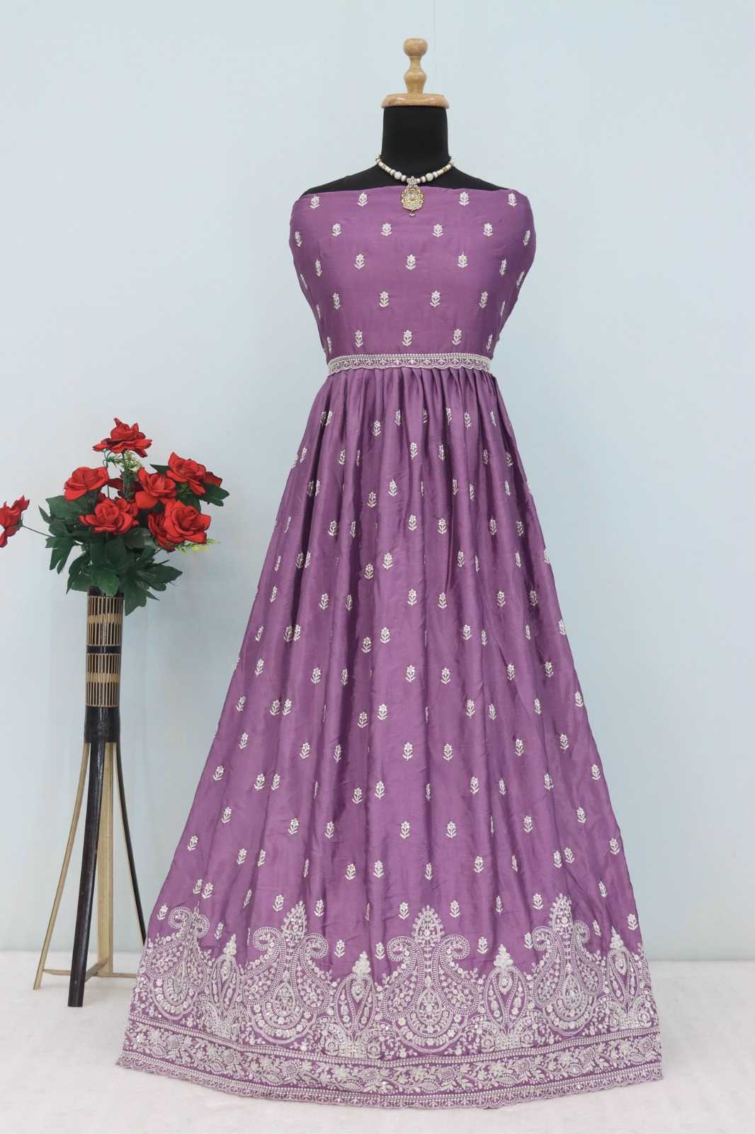 Chinon Embroidery Gown
