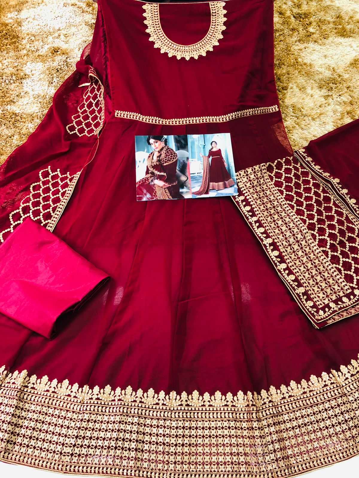 Ashirwad Georgette Gown