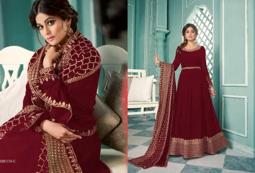 Ashirwad Georgette Gown