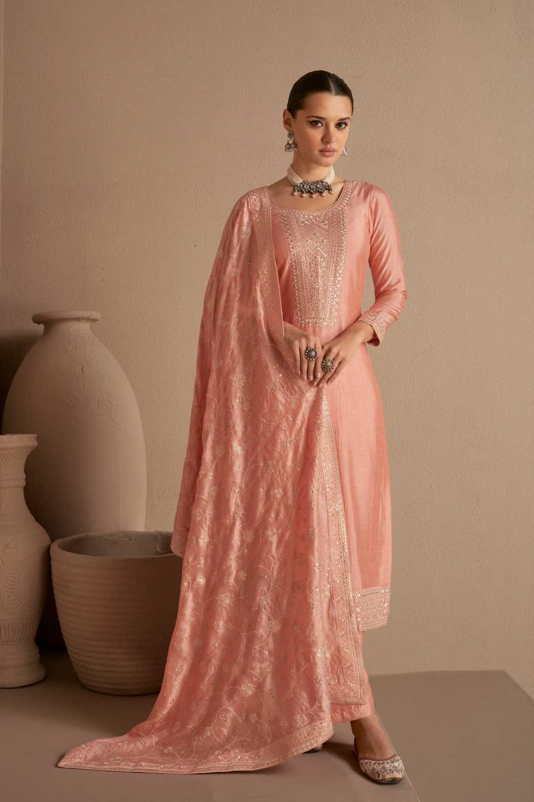 Soft Vichitra Party Wear Kurti
