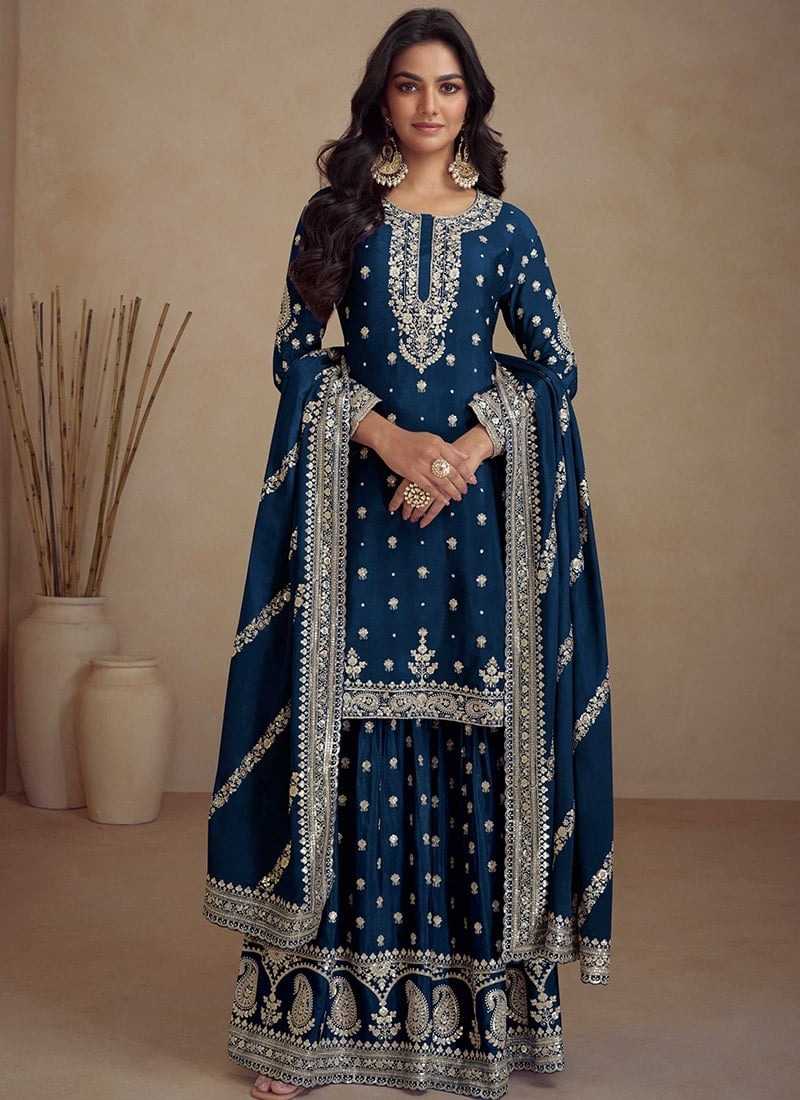 Chinon Silk Palazzo Suit