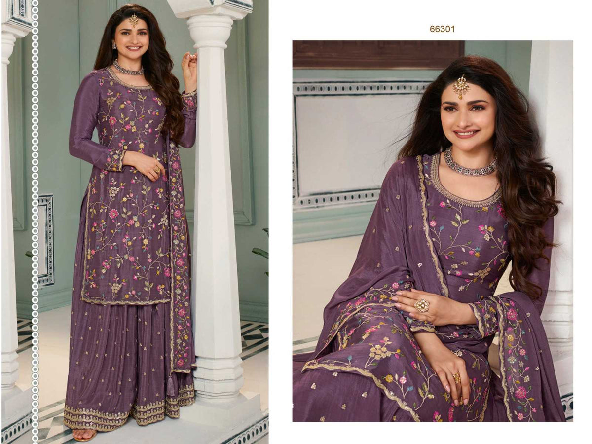 Avanti Chinon Embroidery Suit in Rama