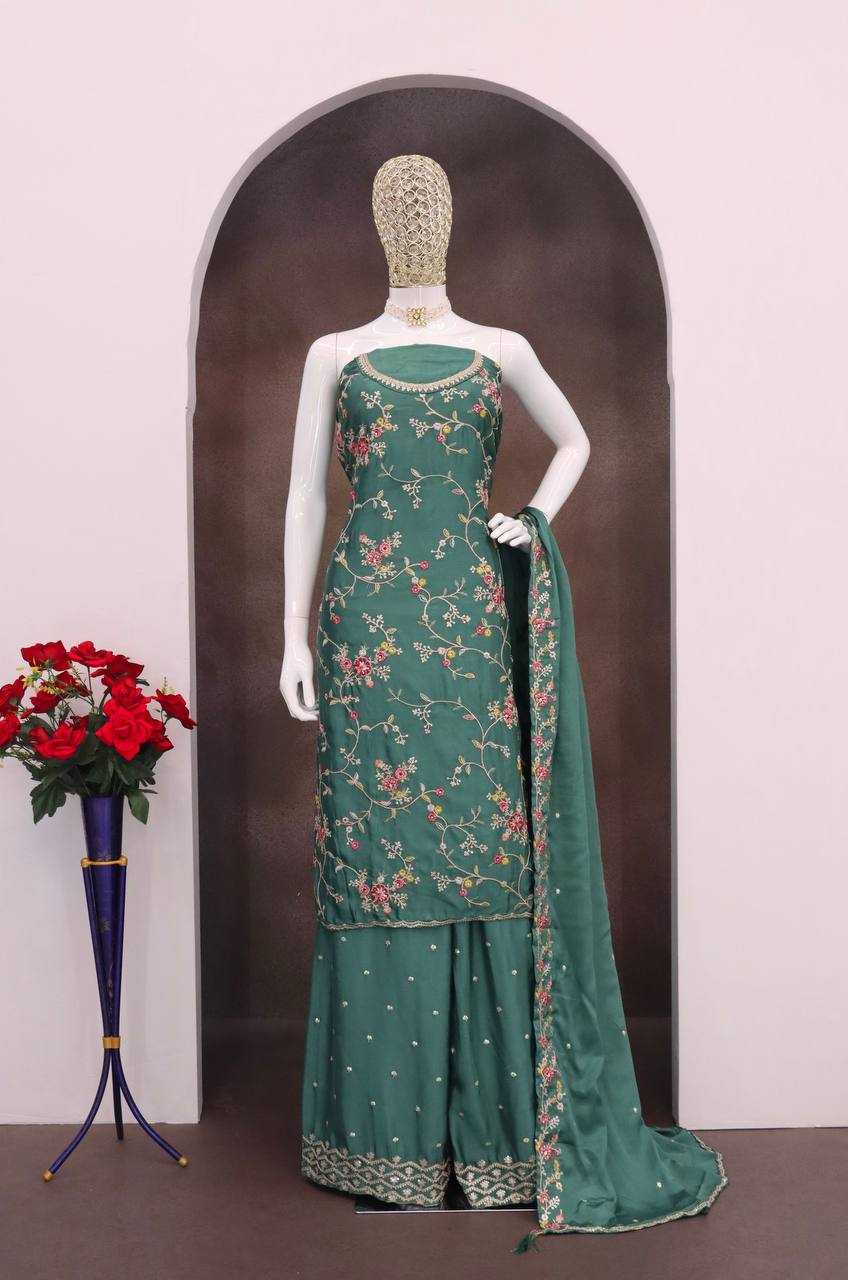 Avanti Chinon Embroidery Suit in Rama
