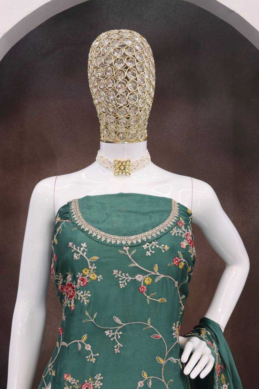 Avanti Chinon Embroidery Suit in Rama