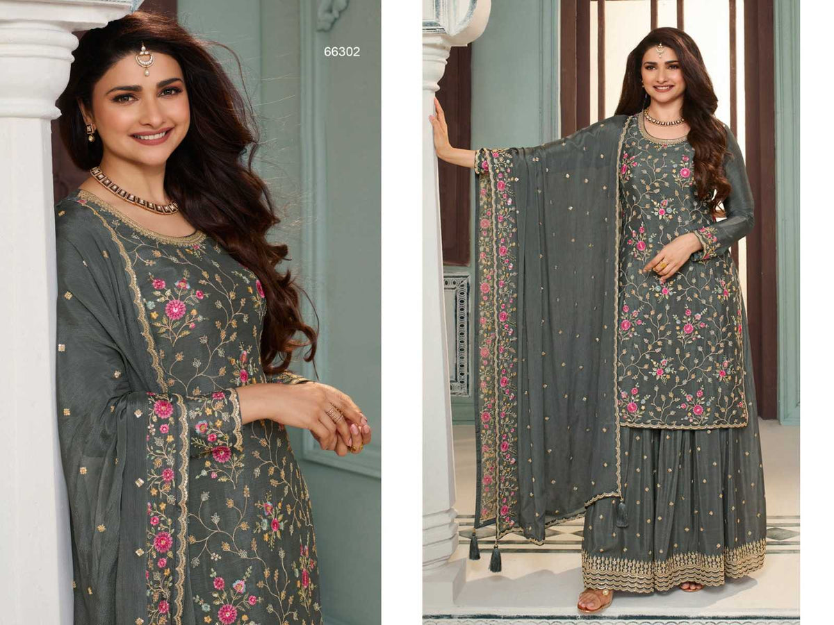 Avanti Chinon Embroidery Suit in Rama