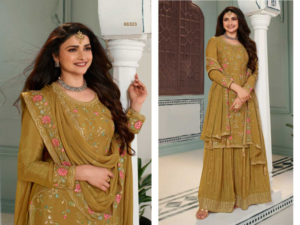 Avanti Chinon Embroidery Suit in Rama