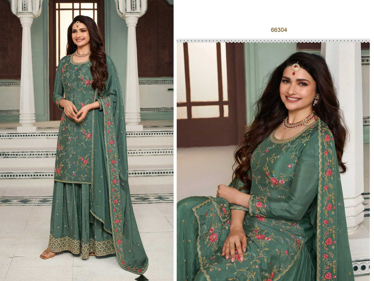 Avanti Chinon Embroidery Suit in Rama
