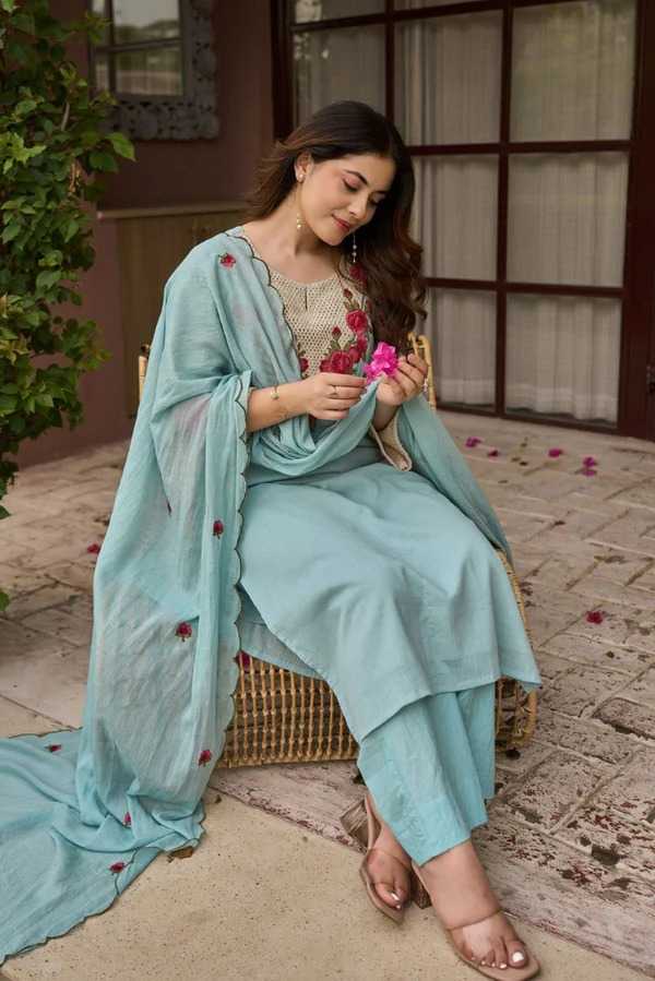 Heavy Silk Ladies Suit