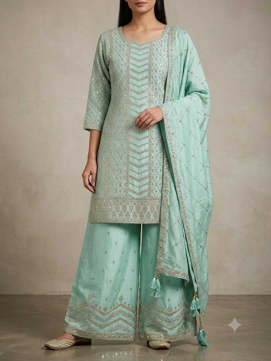 Gulkayara Palak Chinon Ladies Suit