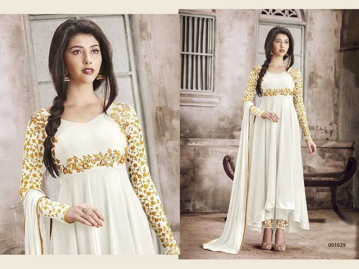 N.nairra Georgette Embroidery Gown