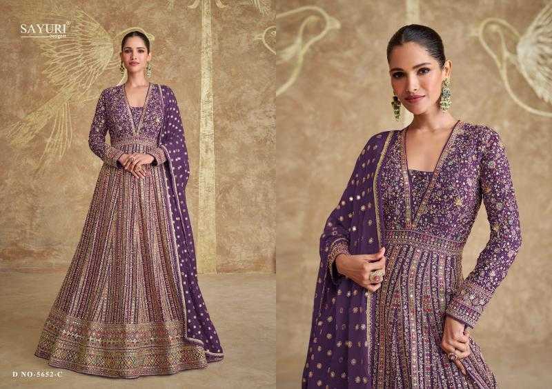 Georgette Embroidery Gown