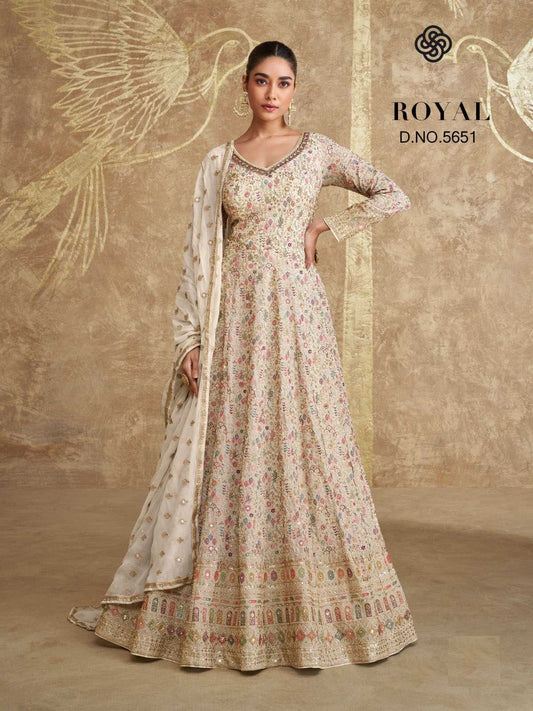 Poly Georgette Embroidery Suit