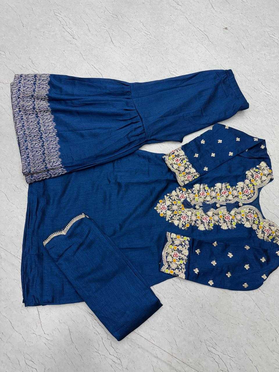 Faux Georgette Embroidery Suit