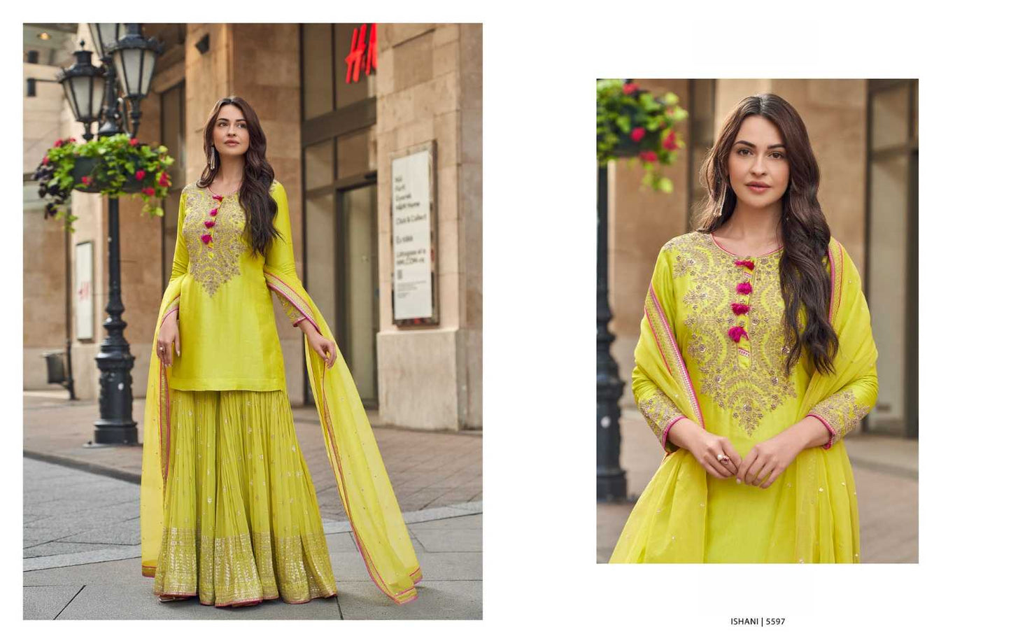 Faux Georgette Embroidery Suit