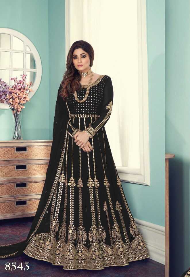 Georgette Embroidery Gown