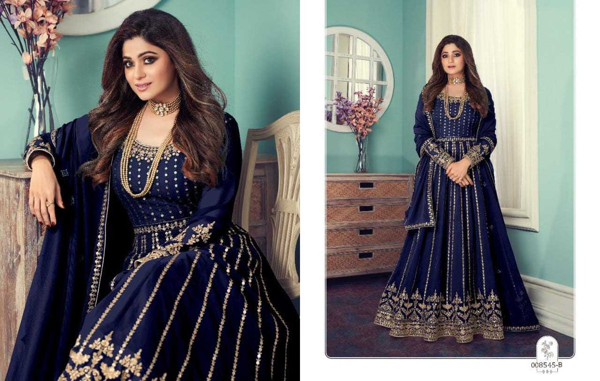 Shamita Georgette Embroidery Gown