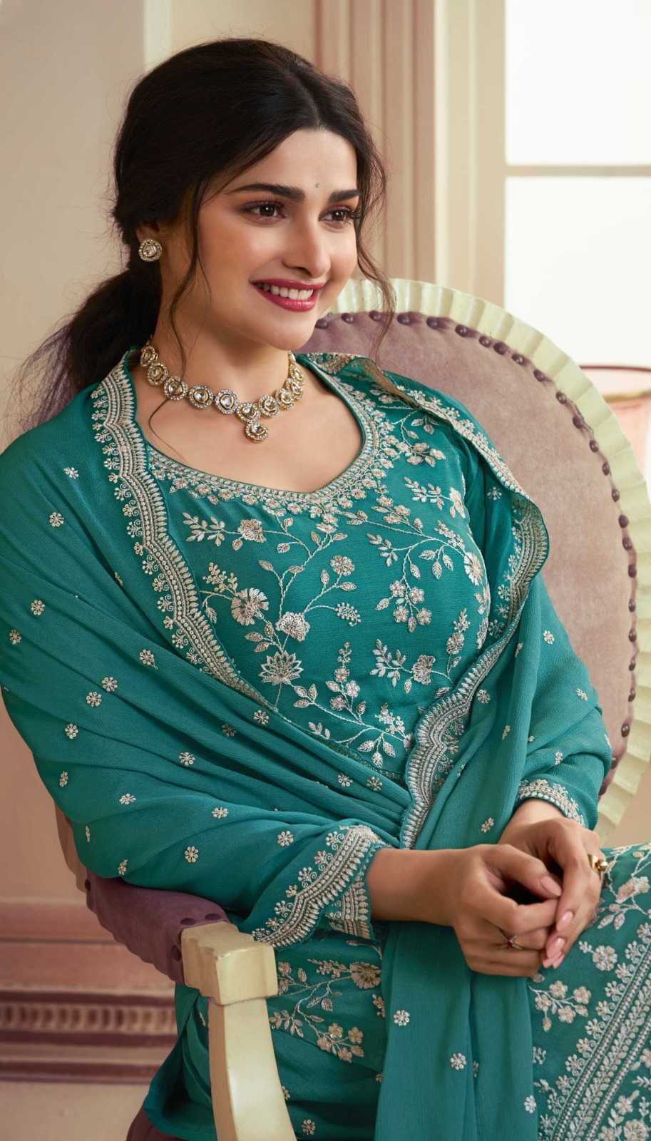 Chinon Embroidery Suit