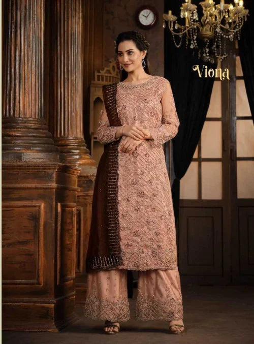Vippul Net Ladies Suit
