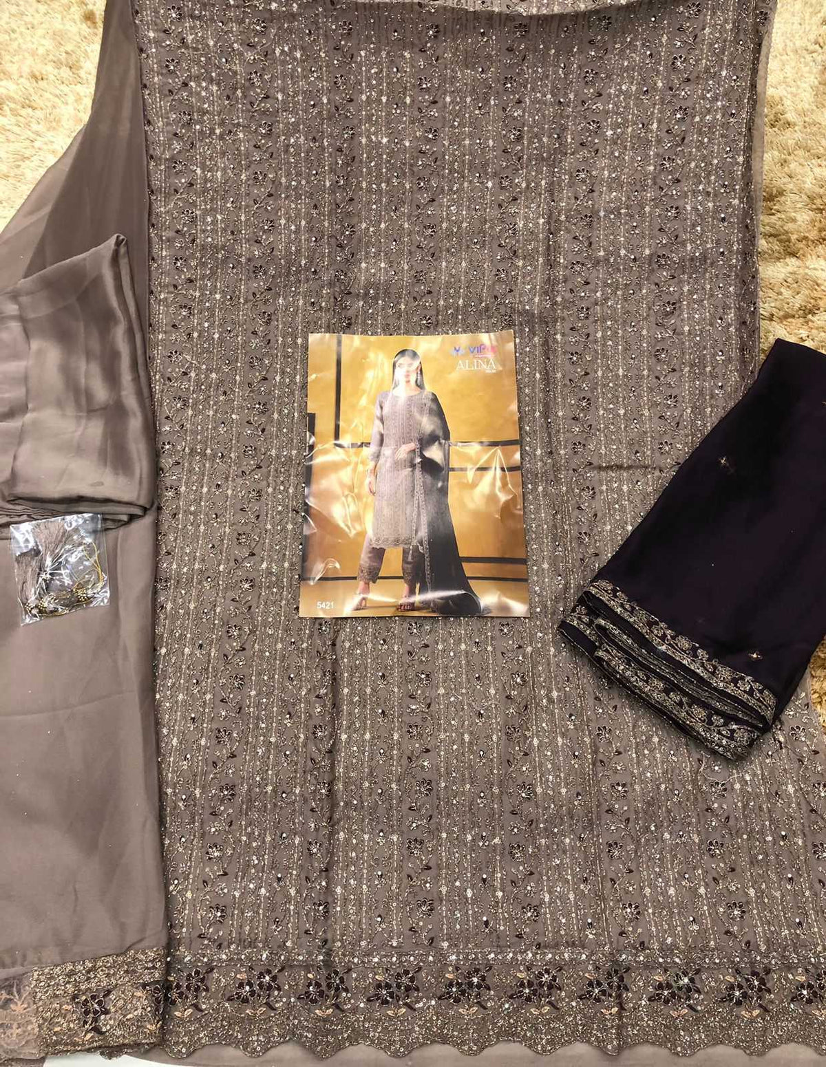 Rangoli Silk Ladies Suit