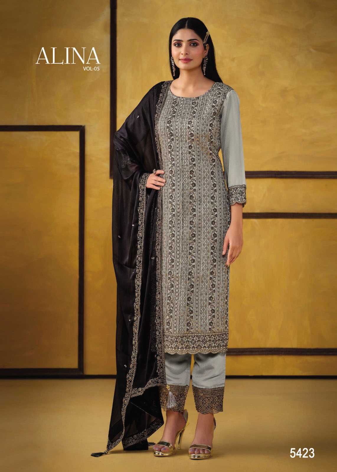Rangoli Silk Ladies Suit