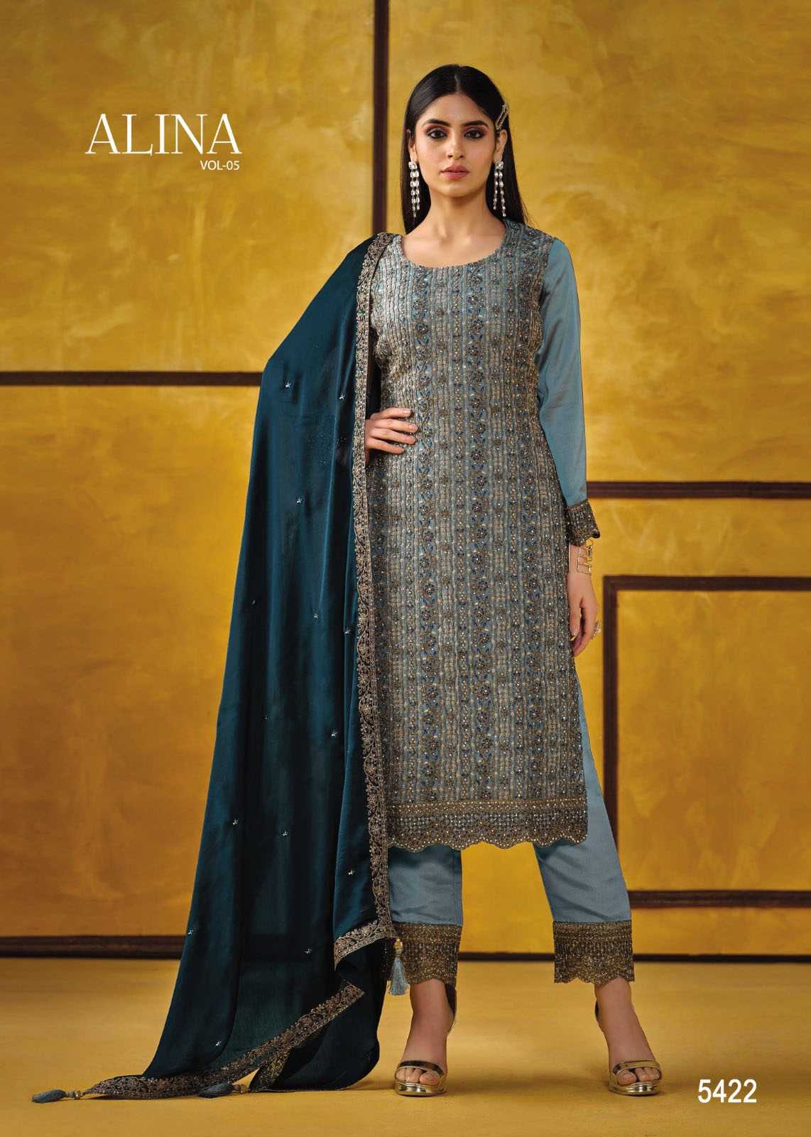 Rangoli Silk Ladies Suit