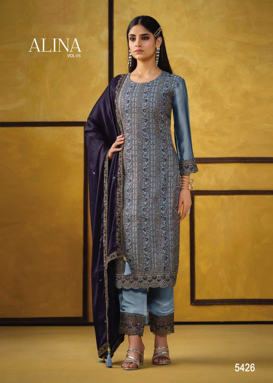 Rangoli Silk Ladies Suit